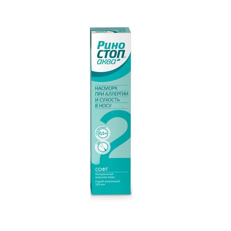 Buy Rinostop aqua soft nose wash spray 125ml