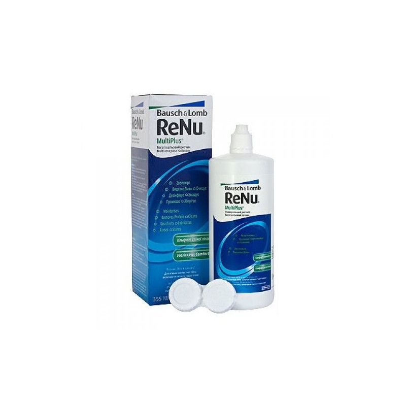 Buy Renu multiplus solution with protein cleaner 355ml