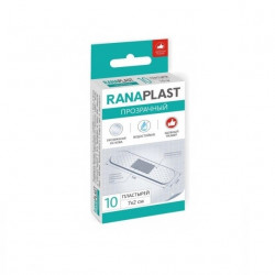 Buy Ranaplast transparent plaster, waterproof, polymer-based, 7x2cm №