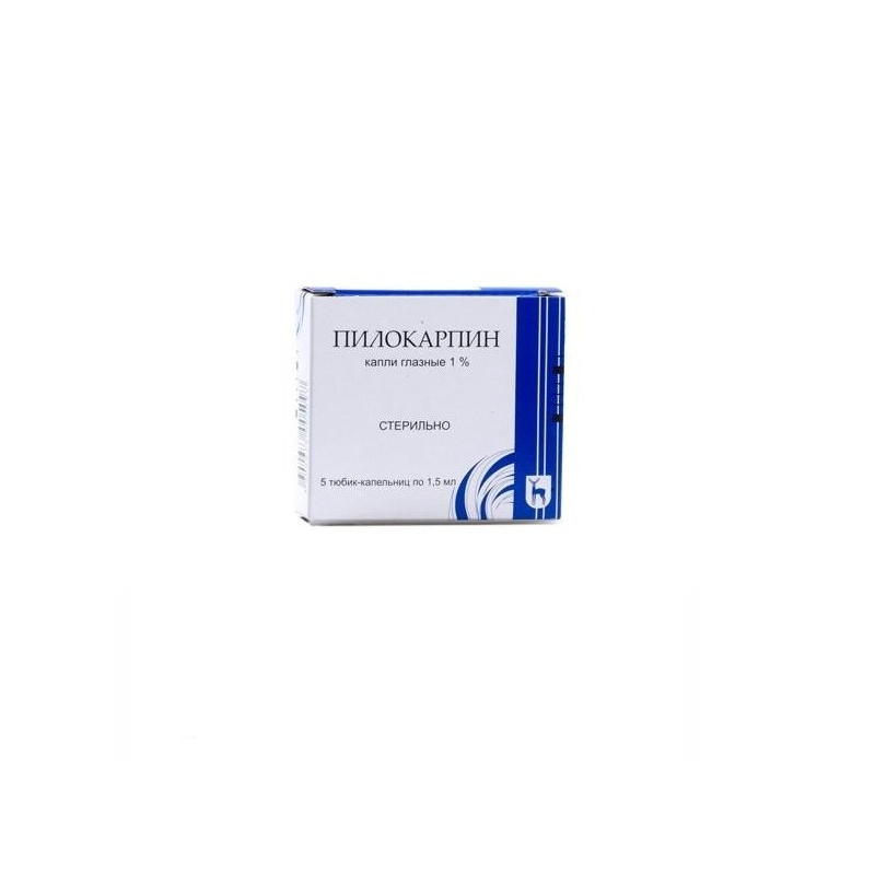 Buy Pilocarpine eye drops tube-dropper 1% 1.5 ml No. 5