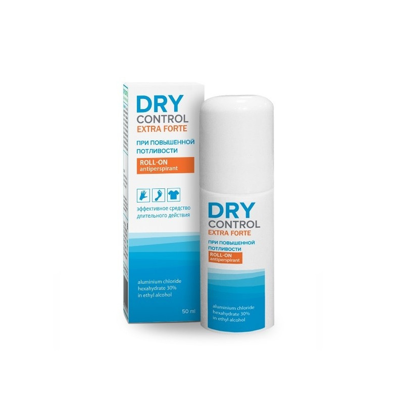 Buy Dry control extra forte anti-sweat roller 30% 50ml