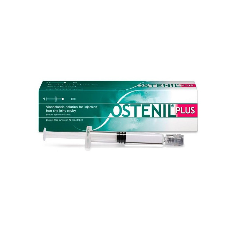 Buy Ostenil plus (sodium gualuronate 2%) syringe 40mg / 2ml