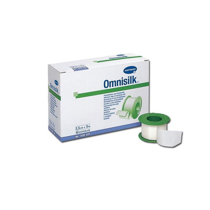 Buy Omnisilk (omnisilk) adhesive plaster hypoallergenic silk (white) 5m * 2.5cm