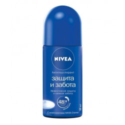 Buy Nivea (nivey) deodorant roll protection and care 50ml