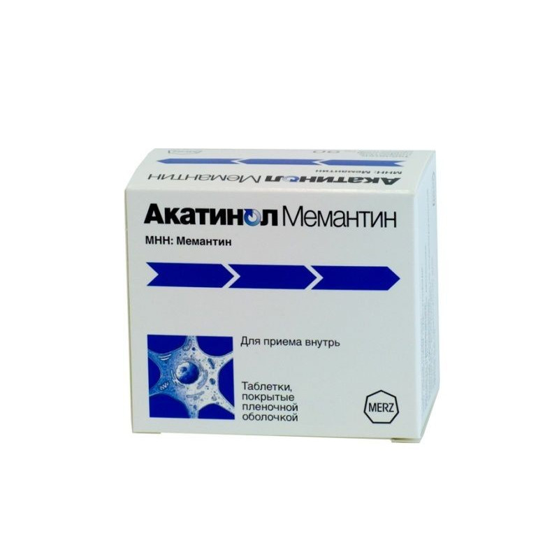 Buy Akatinol memantine coated tablets 10mg №30