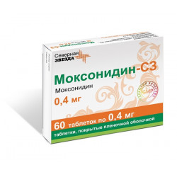 Buy Moxonidine 400mcg tablets number 60