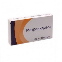 Buy Metronidazole tablets 500mg №20