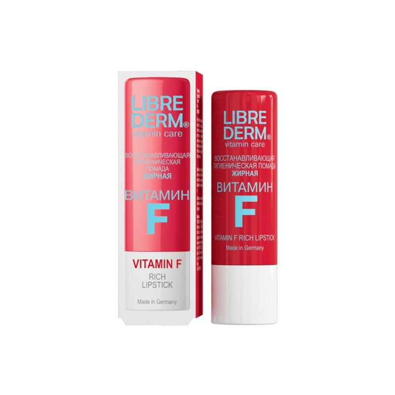 Buy Librederm (liberderm) vitamin f lipstick hygienic fat 4g