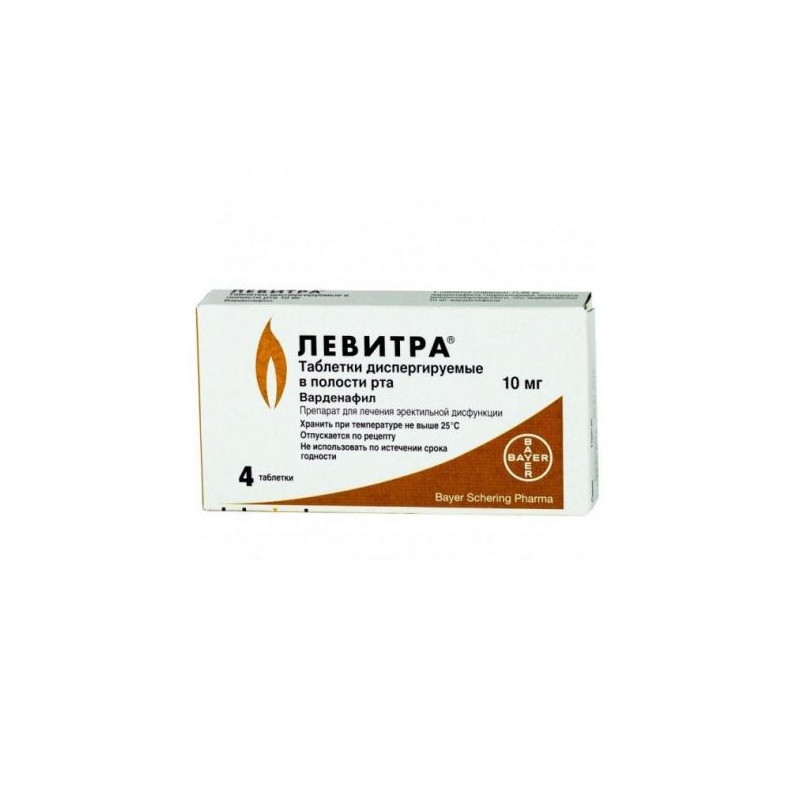 Buy Levitra tablets dispersible 10mg №4