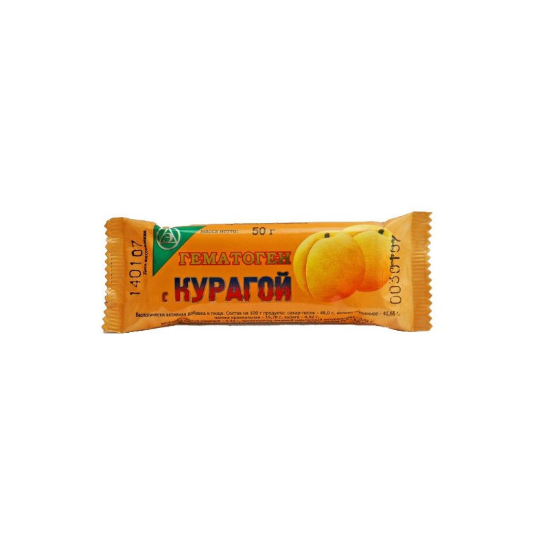 Buy Hematogen with dried apricots 40g