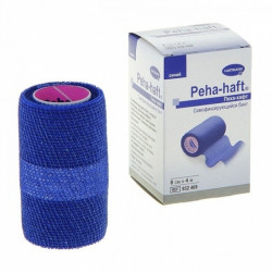 Buy Elastic cohesive bandage 4mh8sm (peha-haft) blue
