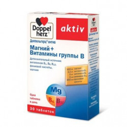 Buy Doppelgerts asset magnesium + Vit in tablets number 30