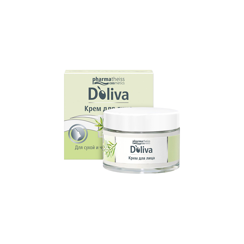 Buy Doliva (topping) cream for dry sensitive skin of the face 50ml