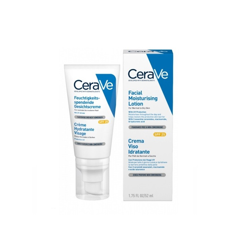 Buy Cerave (tserave) moisturizing face lotion spf25 52ml