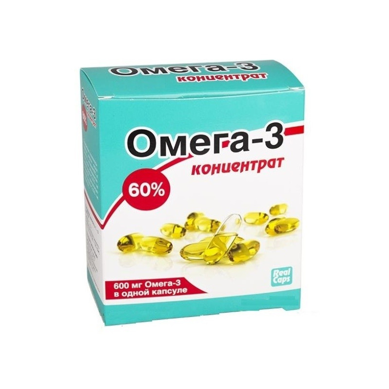 Buy Omega-3 capsules concentrate 60% 1000mg №30