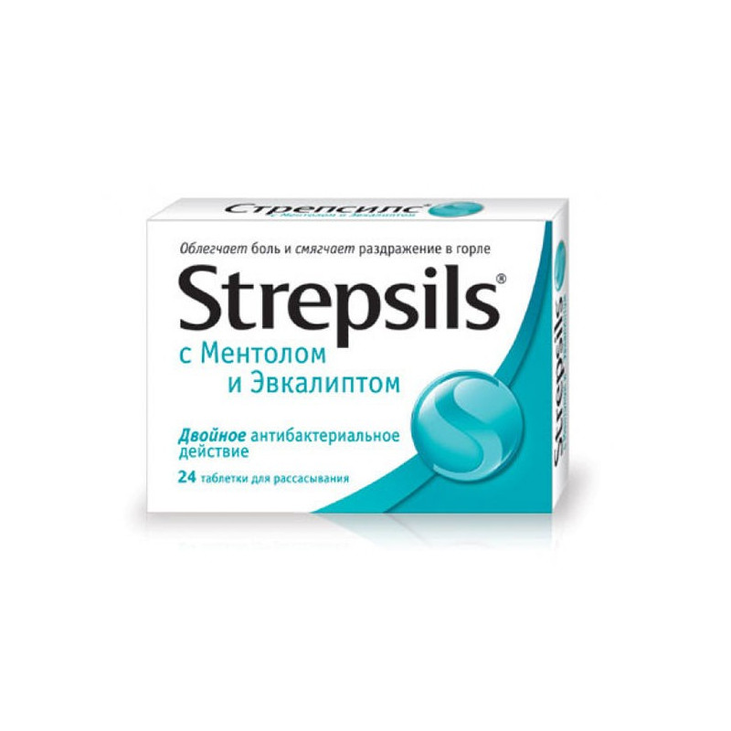 Buy Strepsils lollipops No. 24 menthol - eucalyptus
