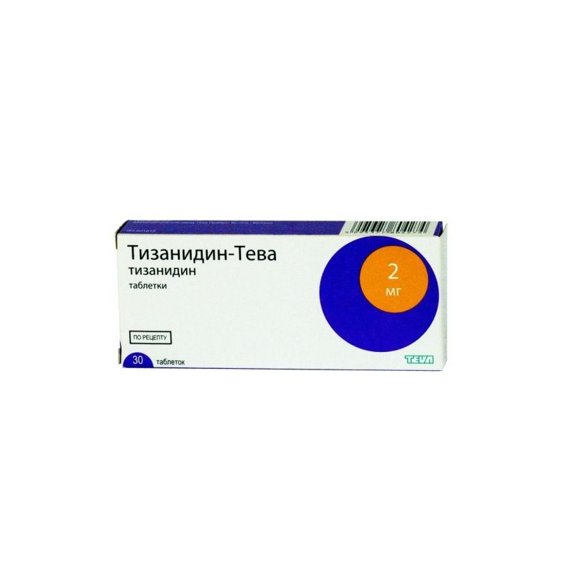 Buy Tizanidine tablets 2 mg number 30