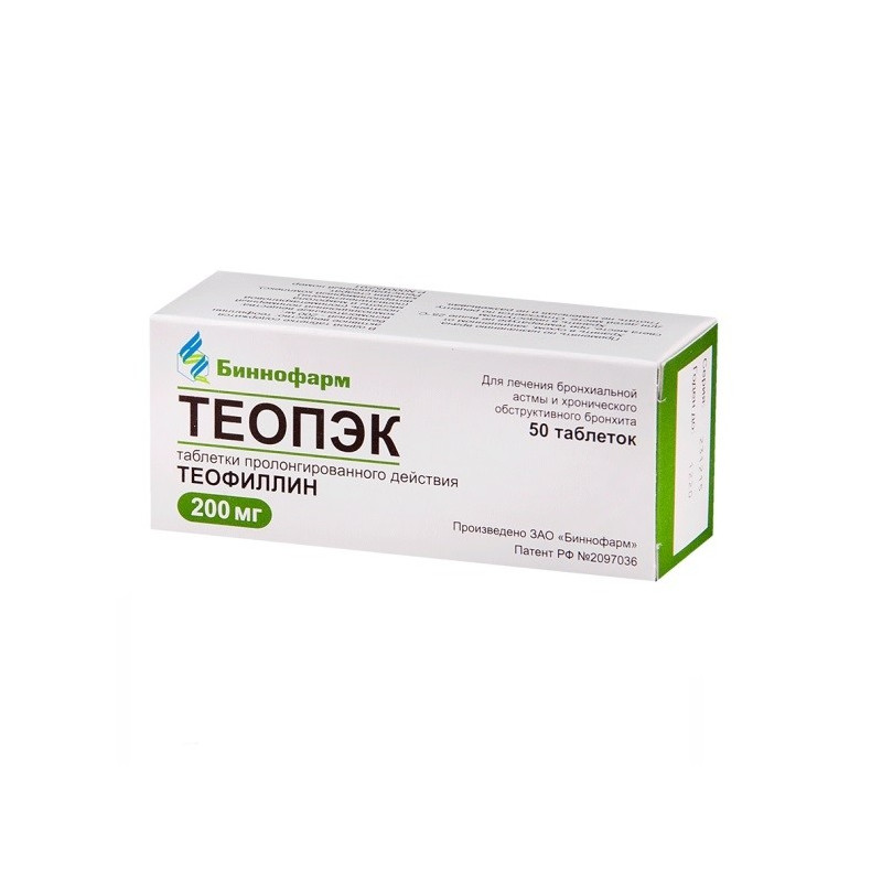 Buy Teopek tablets retard 200mg №50