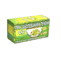 Buy Herbal tea is the power of Russia. Herbs No. 24 for liver diseases filter pack 1.5g No. 20