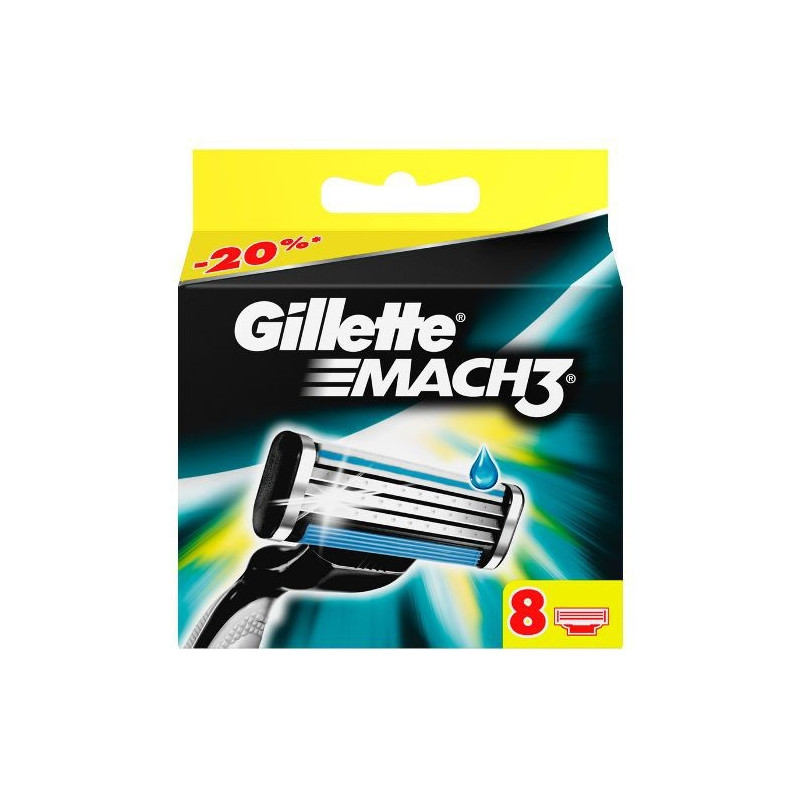 Buy Gillett Mach 3 cassettes (8pcs)