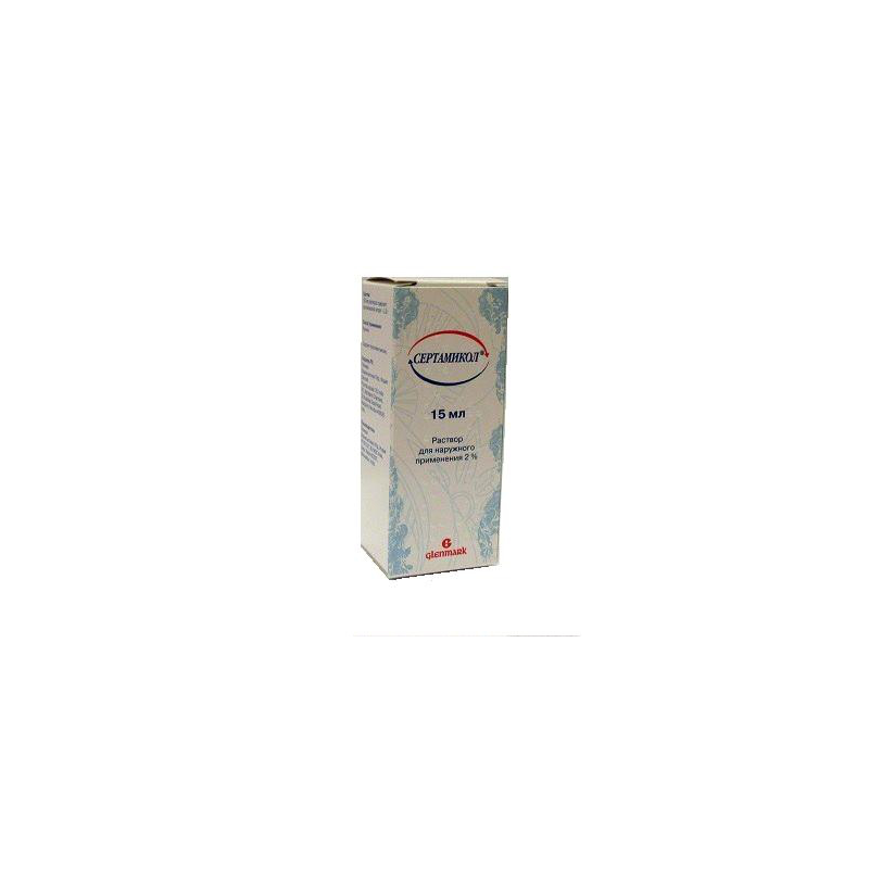 Buy Sertamikol solution for external use of 2% 15 ml