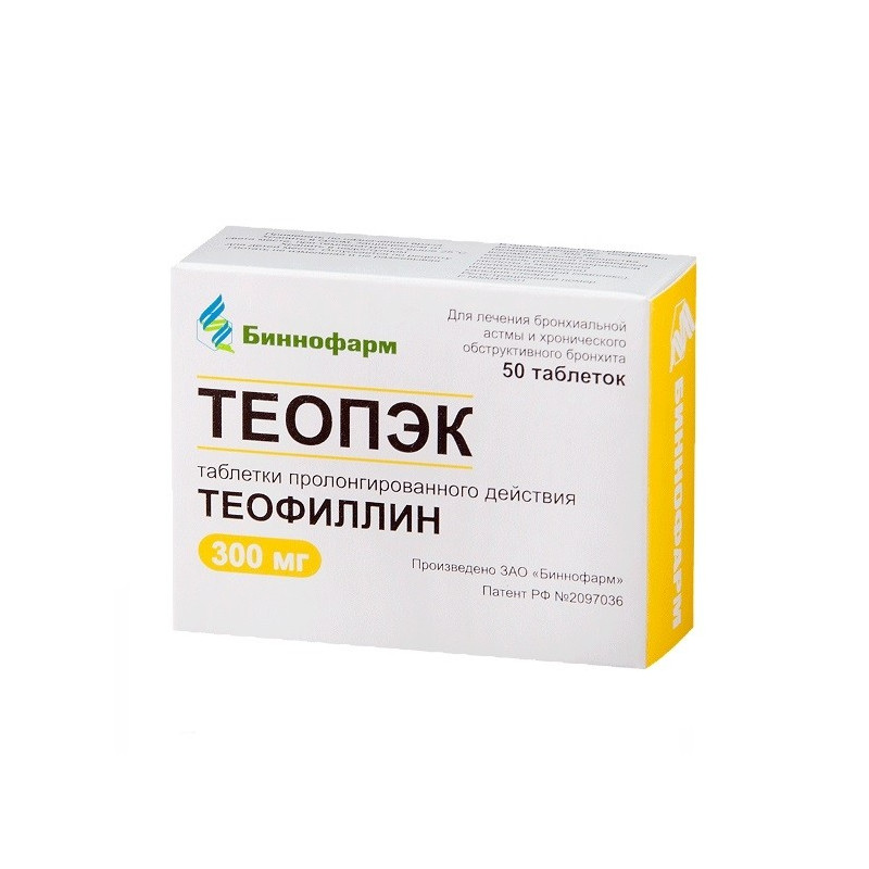 Buy Teopek tablets retard 300mg №50