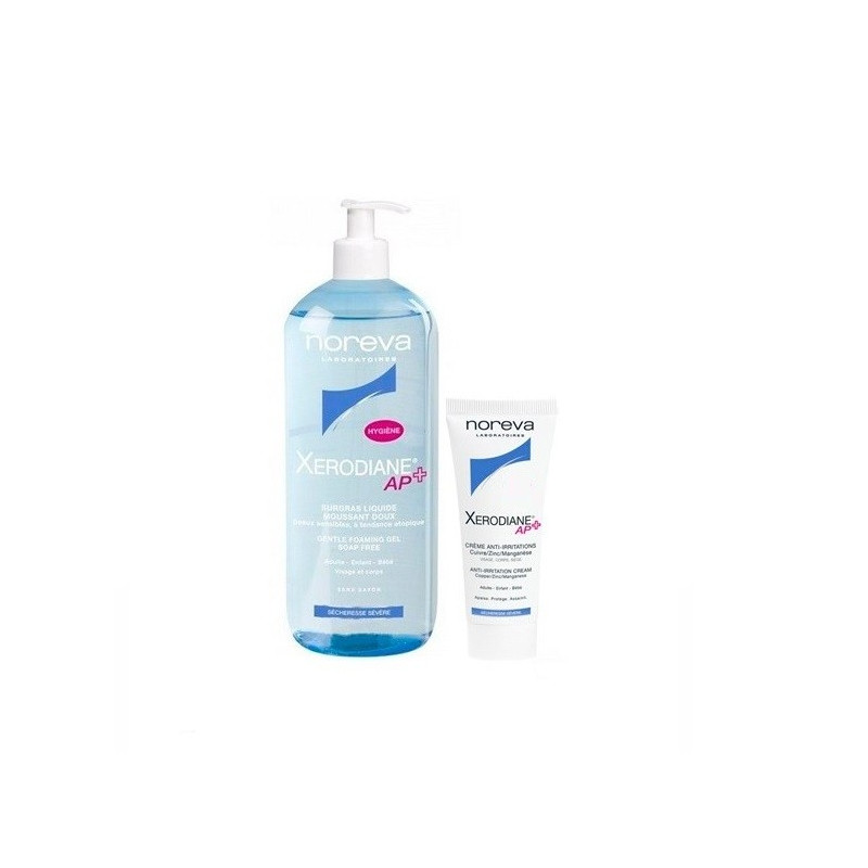 Buy Noreva (norev) xerodian ar + set of soft cleansing gel 745ml + cream 40ml