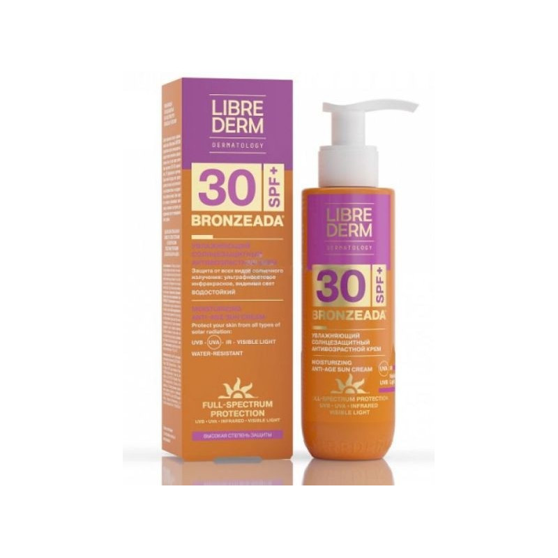 Buy Librederm (libriderm) bronziada sunscreen anti-age spf30 bottle 150ml