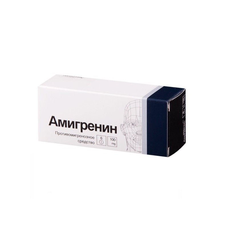 Buy Amigrenin tablets 100mg №6