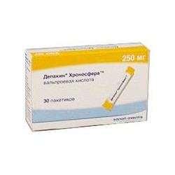 Buy Depakine chronosphere granules of prolonged action 250mg pack No. 30