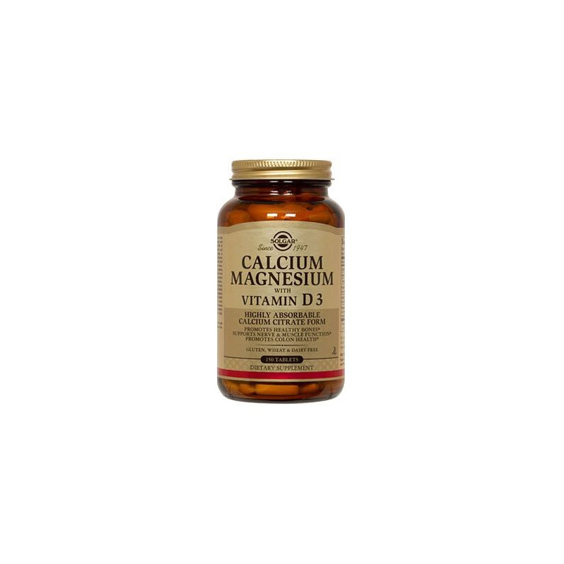 Buy Solgar (slang) calcium-magnesium with vitamin d3 tablets №150