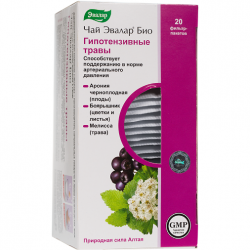 Buy Tea Evalar bio filter pack 1.5g No. 20 antihypertensive herbs