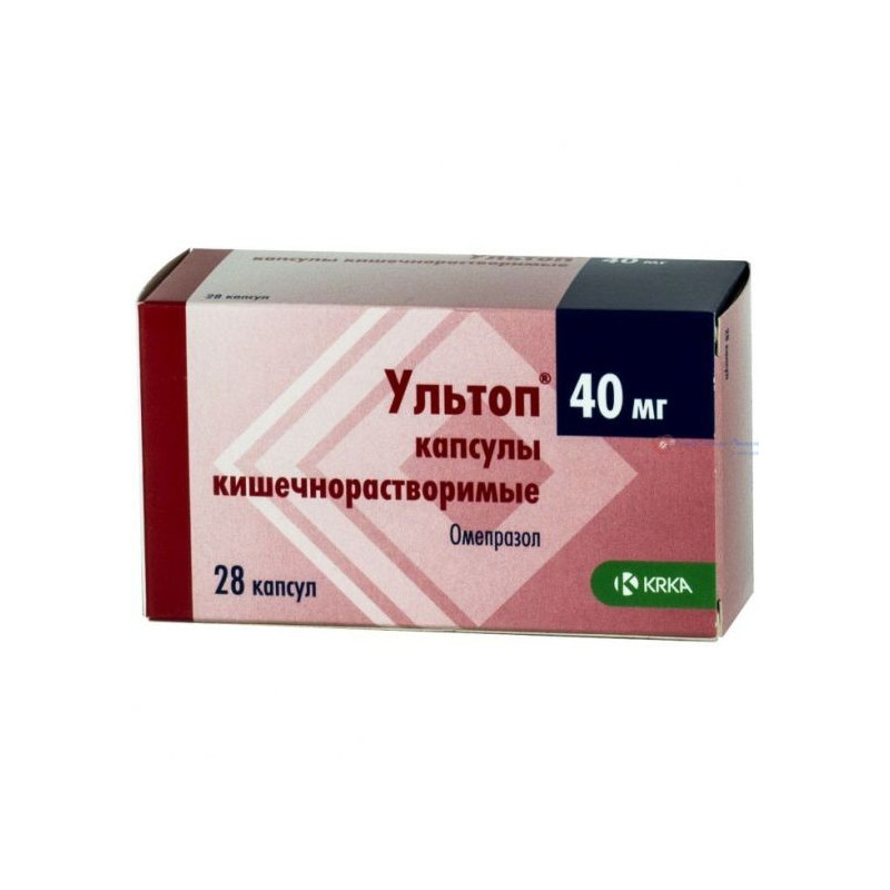 Buy Ultop capsules 40 mg № 28