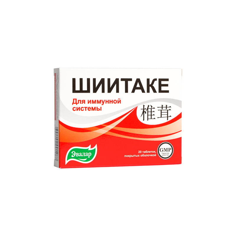 Buy Shiitake tablets 0.56g №20