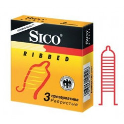 Buy Siko condoms ribbed No. 3 ribbed
