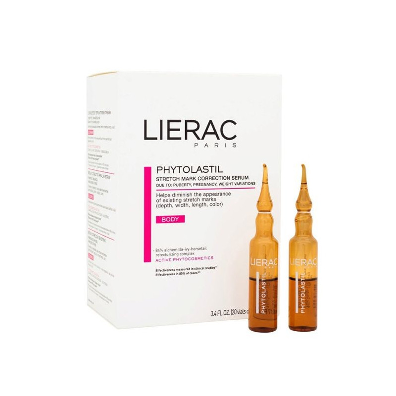 Buy Lierac (Lierak) Fitolastil solution in ampoules from stretch marks 20 * 5ml