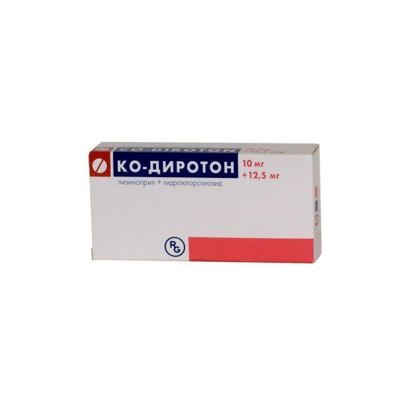 Buy Co-diroton tablets 10mg + 12.5mg №10