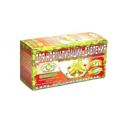 Buy Herbal tea is the power of Russia. grass number 4 for the normalization of pressure filter package 1.5 g number 20