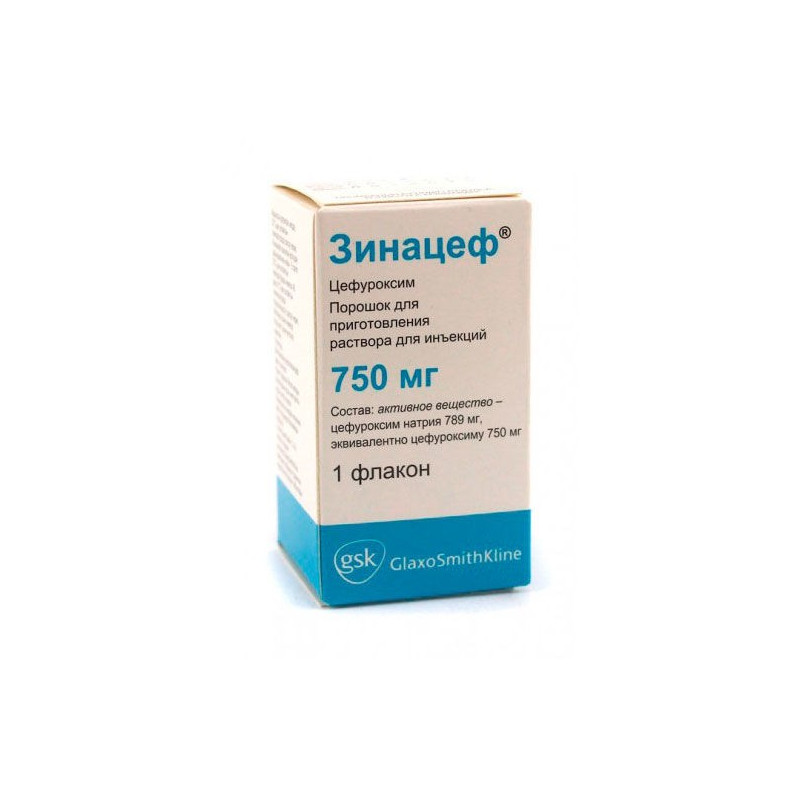 Buy Zinatsef powder for injection vial 750mg №1