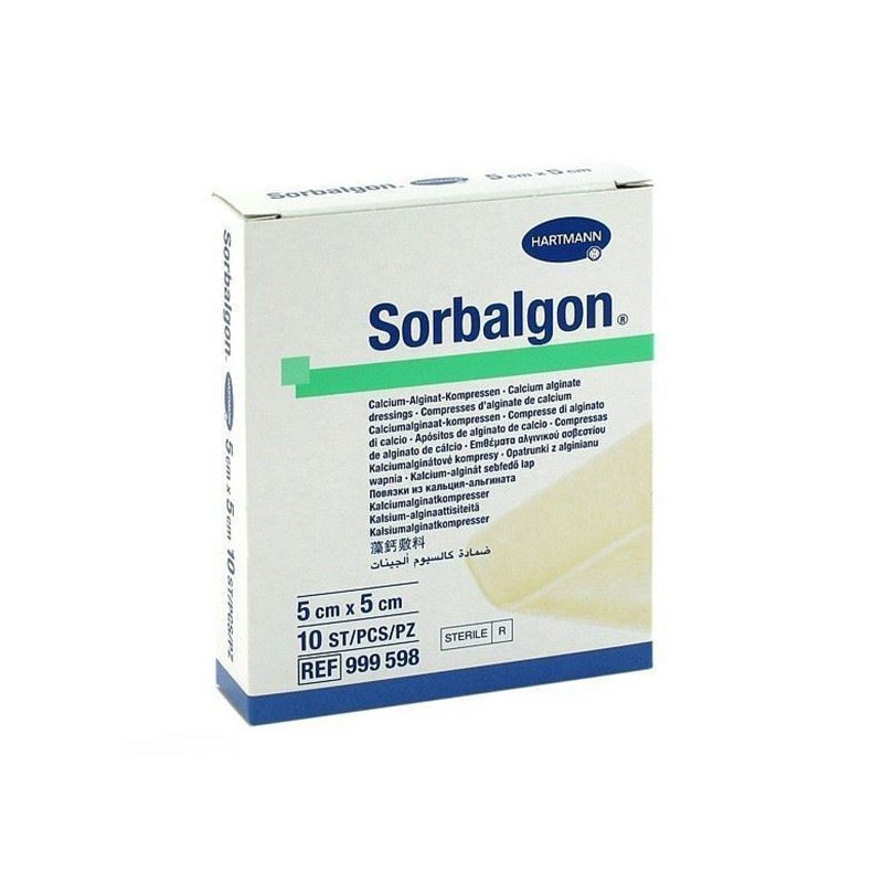 Buy Sorbalgon (sorbalgon) dressing from calcium alginate 5x5cm №1