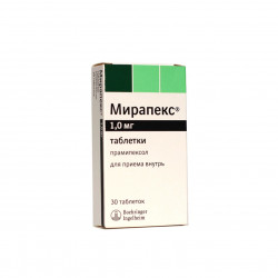 Buy Mirapex tablets 1 mg №30