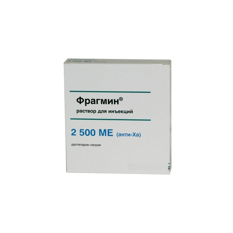 Buy Fragmin injection for injection 2500me / 0,2ml syringe No. 1 (one)