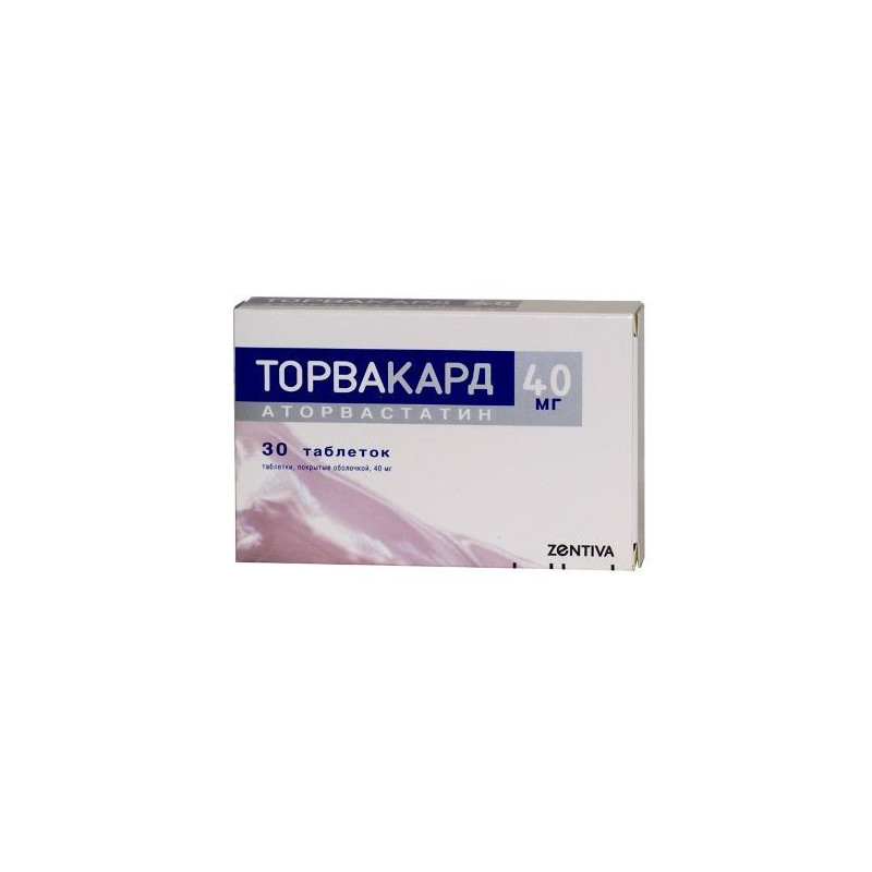 Buy Torvakard tablets 40mg №30