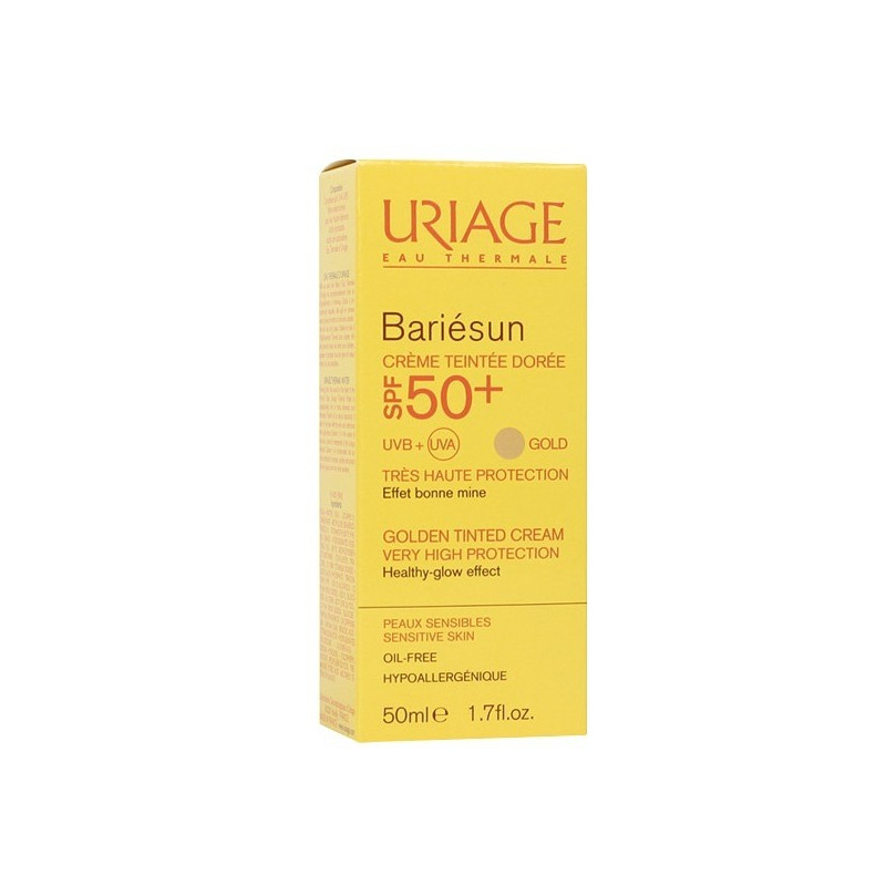 Buy Uriage (uyazh) bargesan spf 50 tone-cream golden 50ml