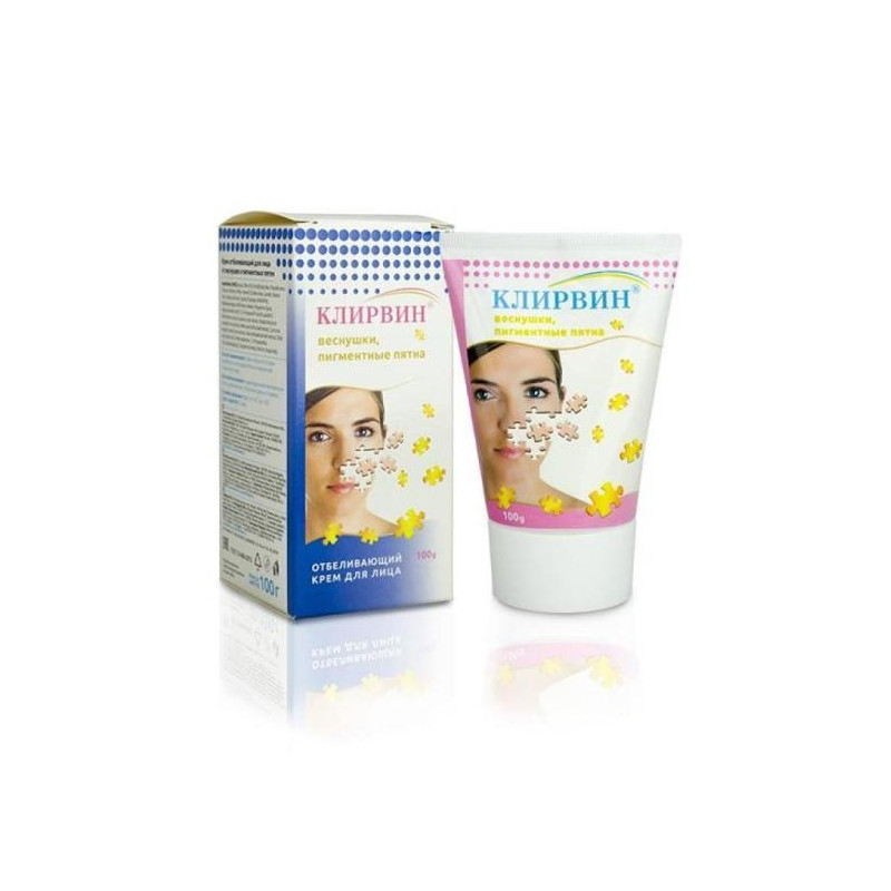 Buy Klirvin face cream for freckles and age spots 100g