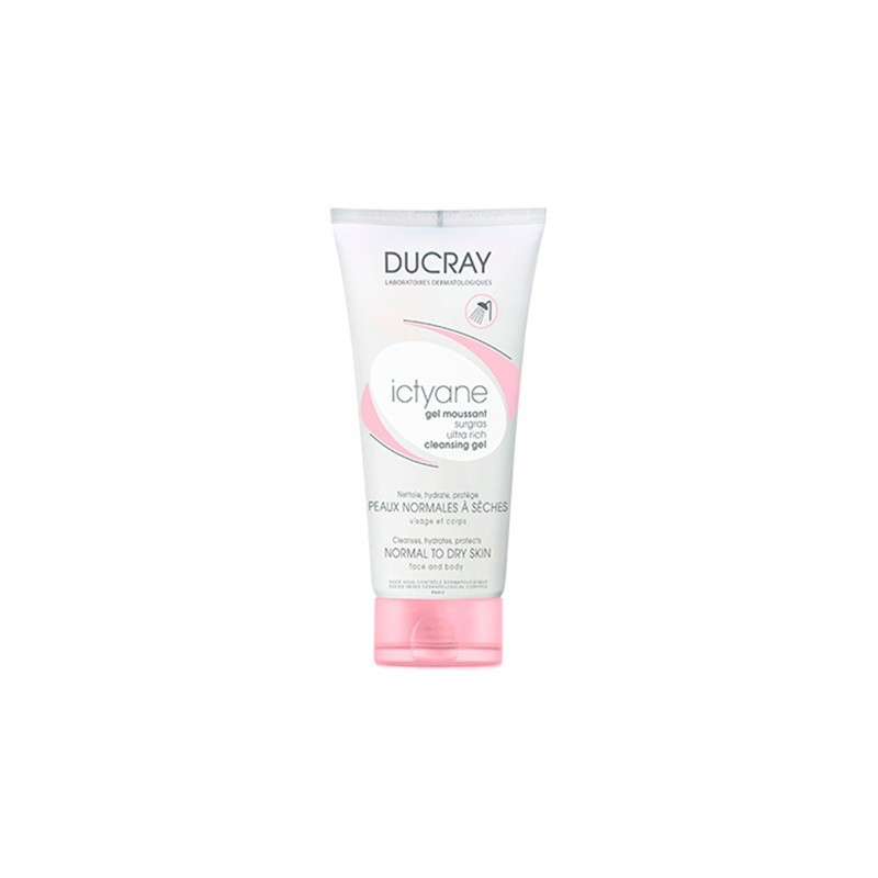 Buy Ducray (Dyukre) Ictian Super Nutritional Cleansing Gel for Face and Body 200ml