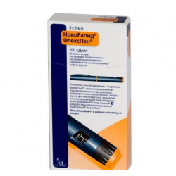 Buy Novorapid flekspen syringe pen 100m / ml 3 ml n5