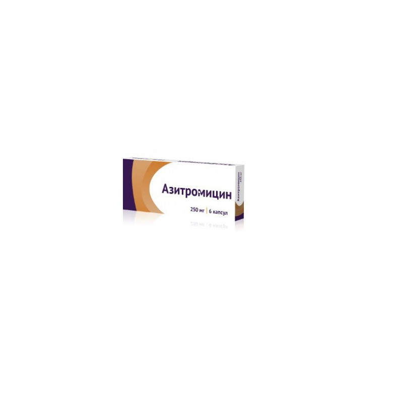 Buy Azithromycin capsules 250mg №6