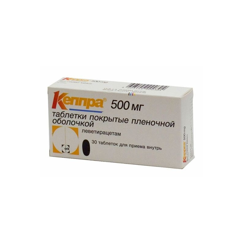 Buy Keppra coated tablets 500mg №30