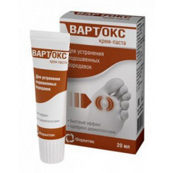 Buy Vartoks cream paste to eliminate plantar warts 20ml